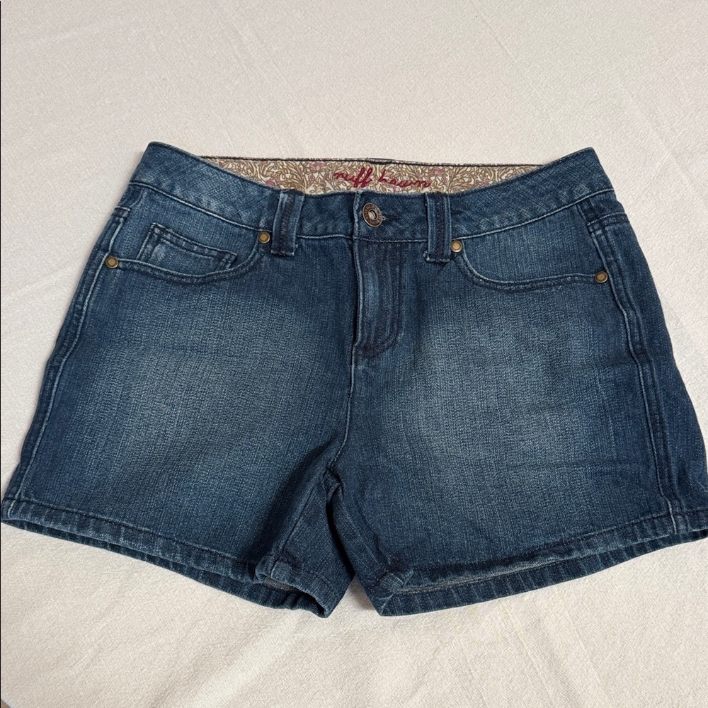 Ruff Hewn Dark Blue Jean Shorts